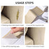 Leather Repair Patch Tape, Light Beige 3 x 61 Inches Self Adhesive Leather Repair Kit for Furniture, Car Seat,Vinyl Leather Repair Kit for Office ...